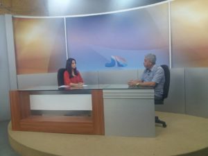Presidente Jesonias da Silva dá entrevista na TV Ponta Verde
